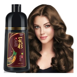 Shampoo Tinte Instantáneo Cubre Canas 3en1 Natural Jengibre