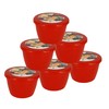 Just Pudding Basins Red 0.25 Pint, 140ml Steam Pudding Basin