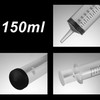 2 Pack 150ml/cc Large Syringe , Individually Sealed Plastic Liquid