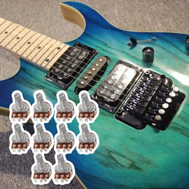 Yibuy 10pcs B500K OHM Audio Tone Guitar Potentiometer 16mm Base Dia/18mm Shaft Coarse Knurled Split Shaft