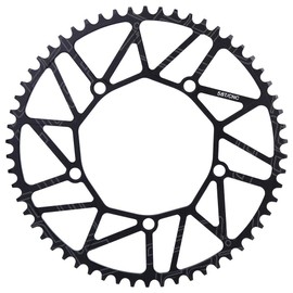 Bicycle Chainwheel 50/52/54/56/58T 130BCD Bicycle Single Speed Chainring Bicycle Road Bike Mountain Bicycle Chainring (58T)