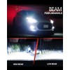Torchbeam D3S HID Headlight Bulbs, 8000K White Blue, High/Low Beam,