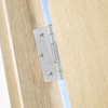 Operitacx 2pcs Stainless Steel Self Closing Door Hinges Durable Replacement