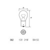 10 x Ring R382 P21W BA15S Bulb 382 12v 21w