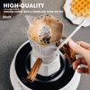 Bincoo 120ML Stovetop Espresso Maker Double Valve Moka Pot with