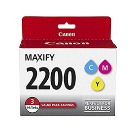 Canon PGI-2200 3Color Three Color Ink-Pack, Compatible to MB5420,MB5320,MB5120,MB5020,iB4120 and iB4020