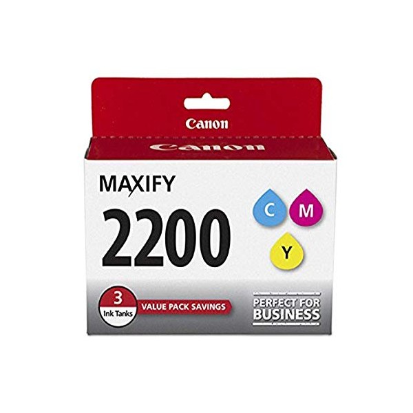 Canon PGI-2200 3Color Three Color Ink-Pack, Compatible to MB5420,MB5320,MB5120,MB5020,iB4120 and