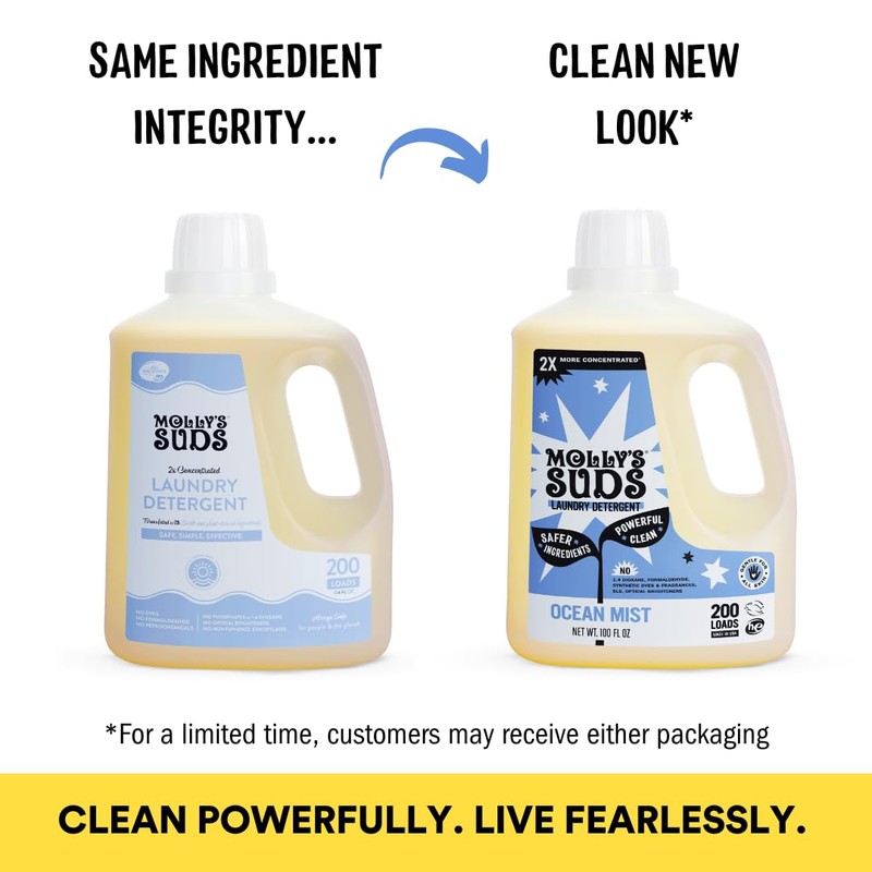 Molly's Suds Liquid Laundry Detergent | Natural Laundry Detergent Soap