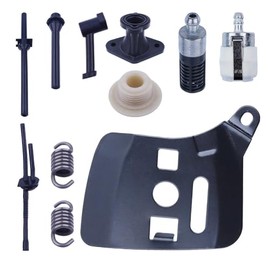 BEAR FLAG EDITION for 2500/25cc Chinese Chainsaw Fuel Oil Hose Worm Gear Intake Manifold Bar Plate