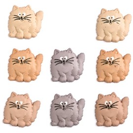 Jesse James (1-Pack) Dress It Up Button Fun Collection #5830 Fat Cats 5830-1P