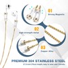 Lawonda Anti-Lost Neck Strap for Airpods, Strong Magnetic Necklace Holder