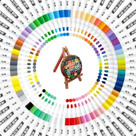 M&G 64 Colors Acrylic Paint Pens Markers with Medium Tip, Paint Markers for Rock Painting, Stone, Wood, Calligraphy, Canvas, Ceramic, Metal, Glass, DIY Crafts