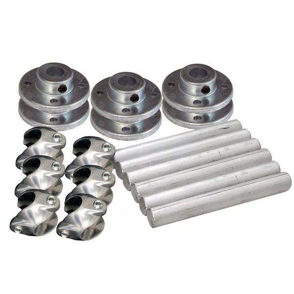 Lee Engineering Fume Hood Back Mounting Kit (Aluminum, 6 Foot)