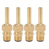 4 PCS Water Fountain Nozzles Pure Copper Large Hexagonal Direct