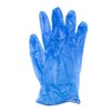 Capri Powder Free Vinyl Gloves (Pack of 100), Blue, Large