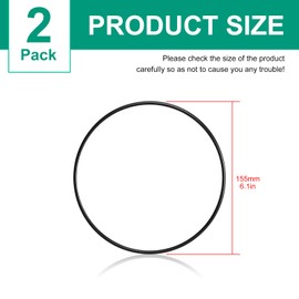 154493 O-Ring,Replacement O-Ring Closure for Pentair Tagelus and Triton Pool/Spa Sand Filter（2PCS）