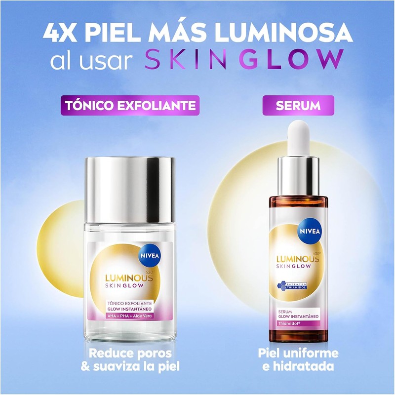 Nivea Serum + Tonic Glow Bundle