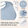 Susurration Muslin Baby Bibs 6 Pack Bandana Drool Bibs,Soft Square