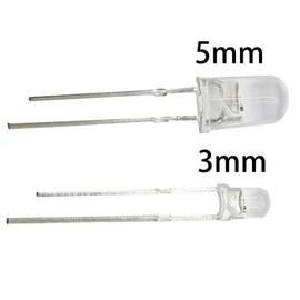 100 pieces 3 mm RGB LED diodes, slow flashing LEDs, 3.0-3.4 V, 20 mA multi-coloured F3 dynamic LEDs for DIY, lighting project, handmade