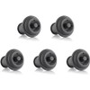 5Pcs Black Wine and Beverage Bottle Stoppers Silicone Sealed Wine