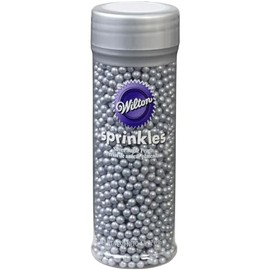 Wilton Decorating Sugar Pearls, 5 oz., Silver