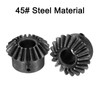uxcell 4pcs Bevel Gear 2 Module 1:1 Reduction Rate 20T
