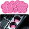 Olitomn Car Cup Coaster, 4pcs Universal Non-Slip Cup Holder Coaster,