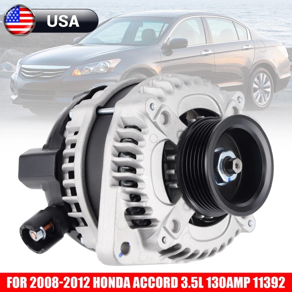 Unbranded Genuine Alternator For 2008 2009 2010 2011 2012 Honda