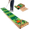 Wekin Indoor Putting Green with Auto Ball Return,11 Foot Golf