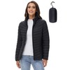 ROYAL MATRIX Women's Packable Puffer Jacket Lightweight Quilted Puffer Jacket