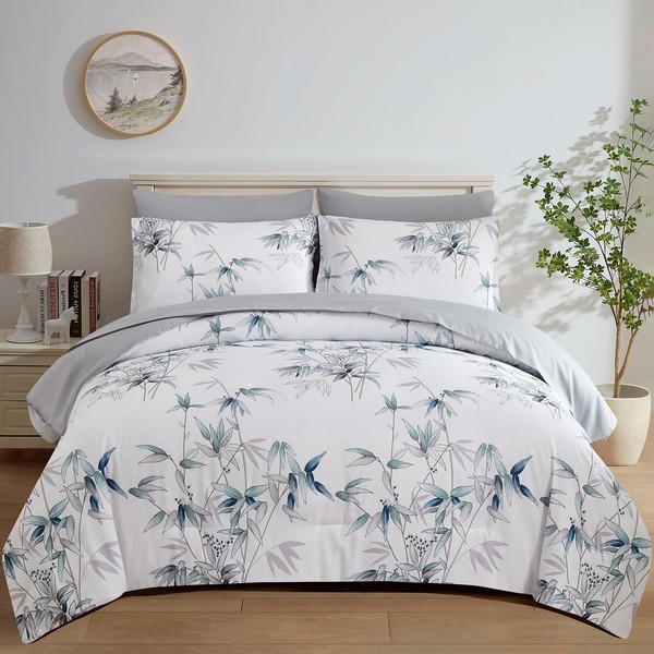 LXWORX Comforter Set King Size - 7 Pieces Bed in