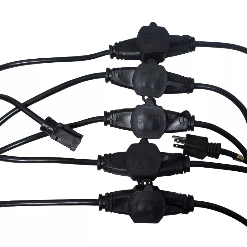 ProX 32 ft lighting Stage Power Multi-Outlet Stringer AC 3Prong