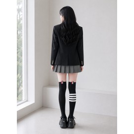 Women's over-the-knee socks, knee-high half socks, knee socks, golf school look, daily socks / 여성 오버니삭스 니하이 반양말 니삭스 골프 스쿨룩 데일리양말