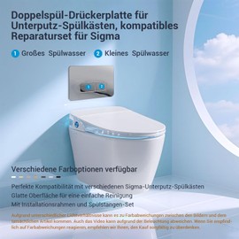 Actuator Plate Push Plate Toilet Cistern Replacement Parts Compatible with Geberit Sigma20 UP300 & 320 Actuator Plate 115770115 (Chrome-Plated & Silver Circle)