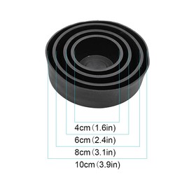 HUIQIAODS Car LED Headlight Dust Cap Waterproof Rubber Housing Cap for 50-95mm