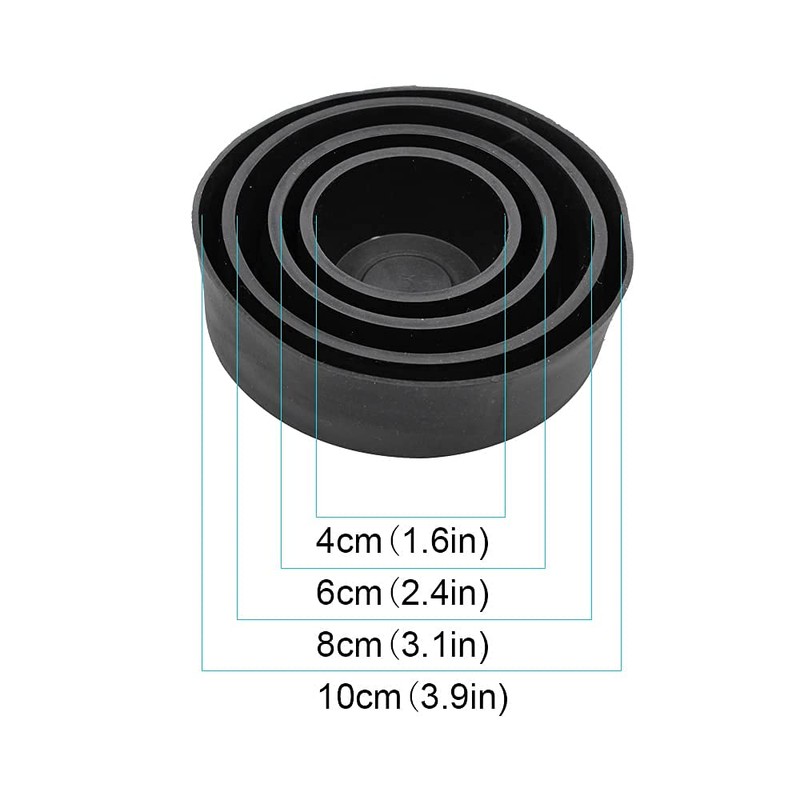 HUIQIAODS Car LED Headlight Dust Cap Waterproof Rubber Housing Cap