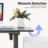 Gamork Electric Standing Desk Frame Height and Length Adjustable Legs