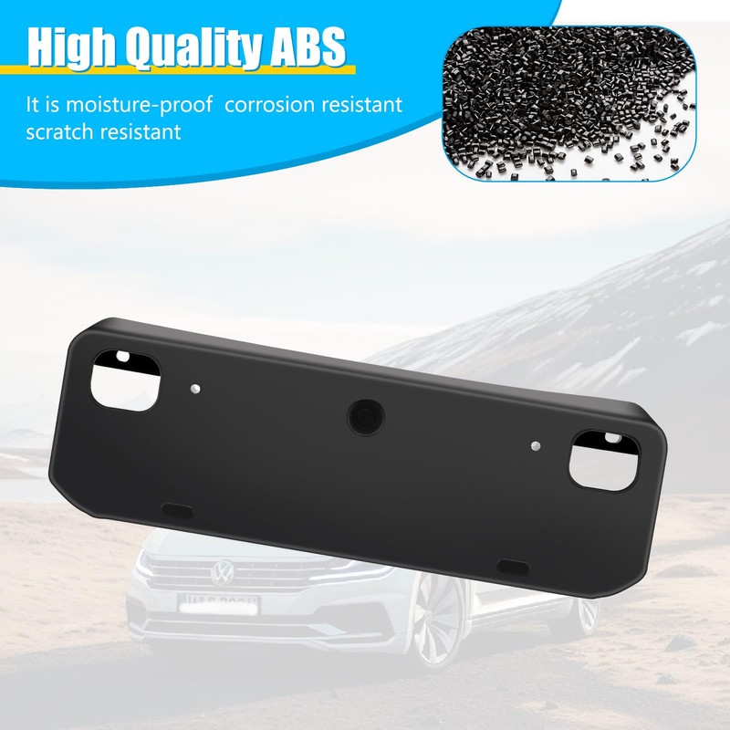 WODHMIEY Front License Plate Bracket, Fit for 4Runner 2010-2024+, Front