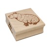 Capybara The Giant Friendly Rodent Square Rubber Stamp for Stamping