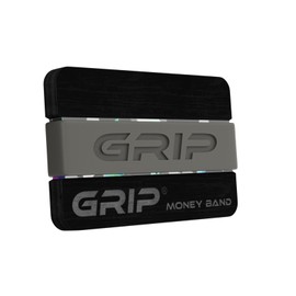 Grip Money Band - FOGHORN GRAY - Premium Silicone Band for Cash & Cards - Slim & Durable Design