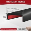 Rubber Edge Trim, Flexible Self-Adhesive U Shaped Peel and Stick