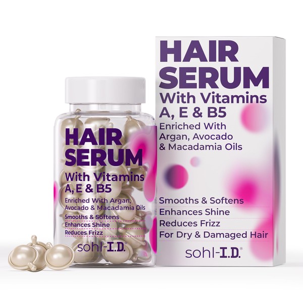 Hair Serum with Vitamins, Treatment for Dry & Damaged Strands,