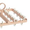 Drying Rack Foldable Matrix Hanging Point 24 Clips Household Drying