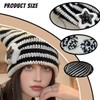 SIOPPKIK Women's Cat Beanie Crochet Hats with Ears Knitted Winter