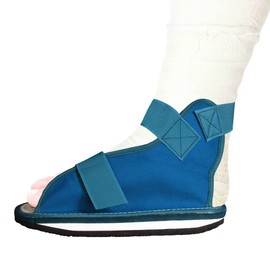 Azmec Zapatos superfundidos, botas fundidas postoperatorias para pies de fractura, soportan la protección quirúrgica del pie, articulaciones del tobillo, tamaño mediano 4-3/4 de ancho x 11 de largo