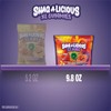 SHAQ-A-LICIOUS SLAMS Assorted Fruit Flavored Chewy, Candy Bag, 9.8 oz
