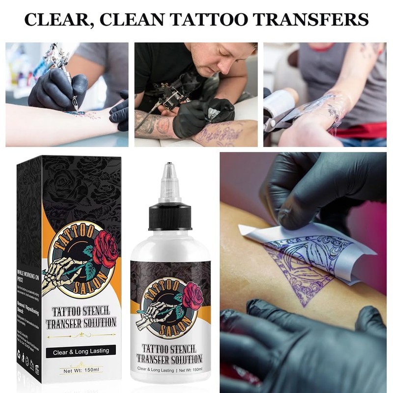 Tattoo Transfer Cream Gel, Tattoo Stencil Gel for Transfer Paper,