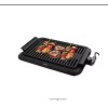 AIWA Watt Indoor Smokeless Grill 5 Temperature Settings Cleaning, Black