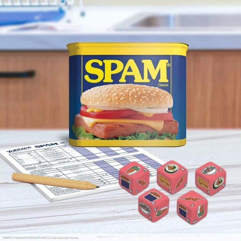 YAHTZEE: Spam Edition Dice Game