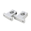 2 Pcs 16mm Linear Rail Shaft Mount Optical Axis Vertical